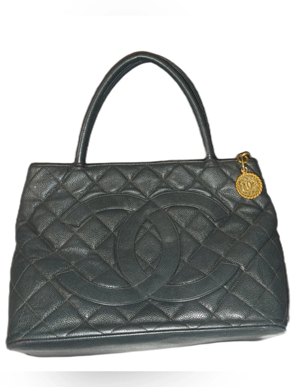 CHANEL Caviar Medallion Tote